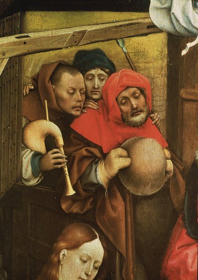 Nativity (detail) by Master of Flémalle